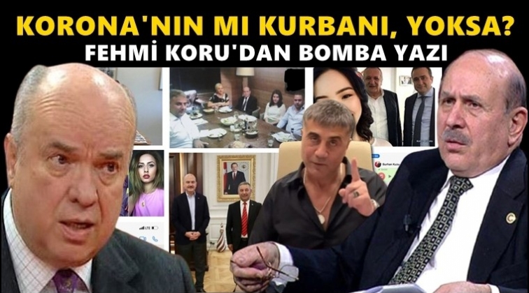 Fehmi Koru'dan Burhan Kuzu'nun &ouml;l&uuml;m&uuml;yle ilgili bomba yazı...