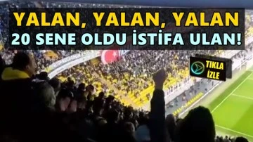Fenerbahçe taraftarı &quot;Hükümet istifa&quot; sloganları attı!