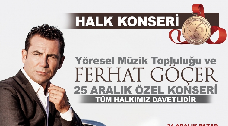 Ferhat Göçer Gaziantep'te halk konseri verecek