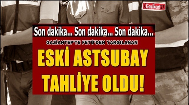 FETÖ sanığı eski astsubaya tahliye