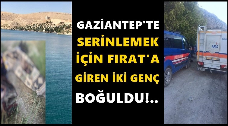 Fırat Nehri'ne giren 2 gen&ccedil; boğuldu