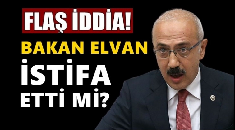 Flaş ddia: L&uuml;tfi Elvan istifa etmek istedi mi?