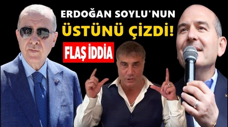 Flaş iddia: Erdoğan, Soylu'nun &uuml;st&uuml;n&uuml; &ccedil;izdi!..