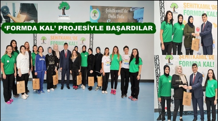 'Formda Kal&rsquo; projesini tamamlayanlara &ouml;d&uuml;l