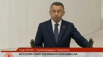 Fuat Oktay, enflasyonun d&uuml;şt&uuml;ğ&uuml;n&uuml; savundu!