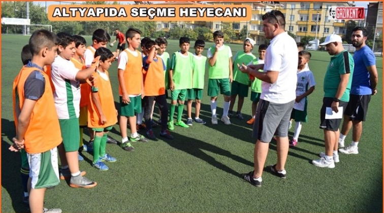 Futbol altyapı seçmelerine yoğun ilgi