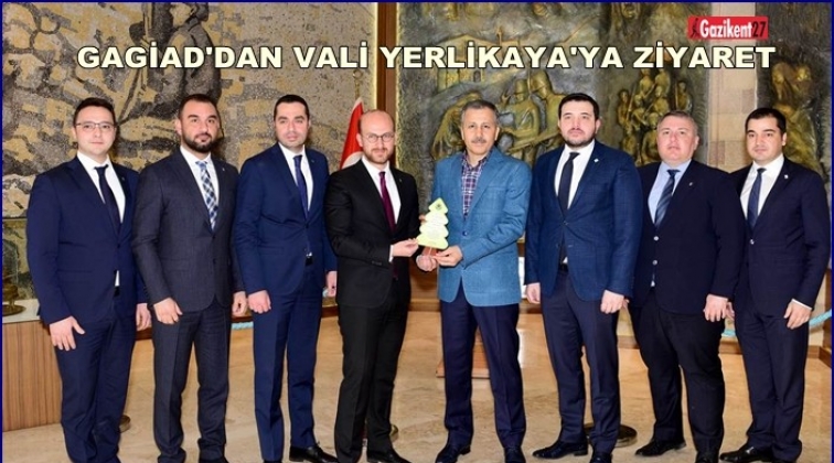 GAGİAD Y&ouml;netimi Vali Yerlikaya&rsquo;yı ziyaret etti