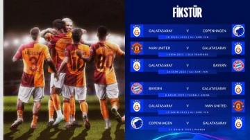 Galatasaray'ın Şampiyonlar Ligi fikstürü açıklandı