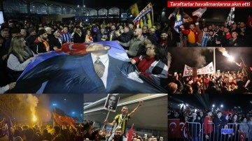 Galatasaray ve Fenerbahçe'ye tarihi karşılama...