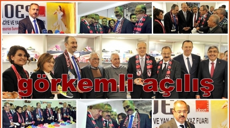 Gapshoes Fuarı'nı Bakan G&uuml;l a&ccedil;tı