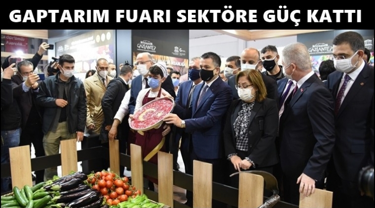 Gaptarım Fuarı sekt&ouml;re g&uuml;&ccedil; kattı...