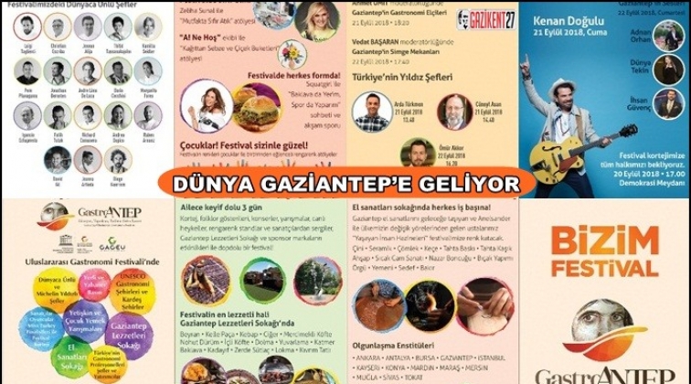 Gastronomi Festivali başlıyor...