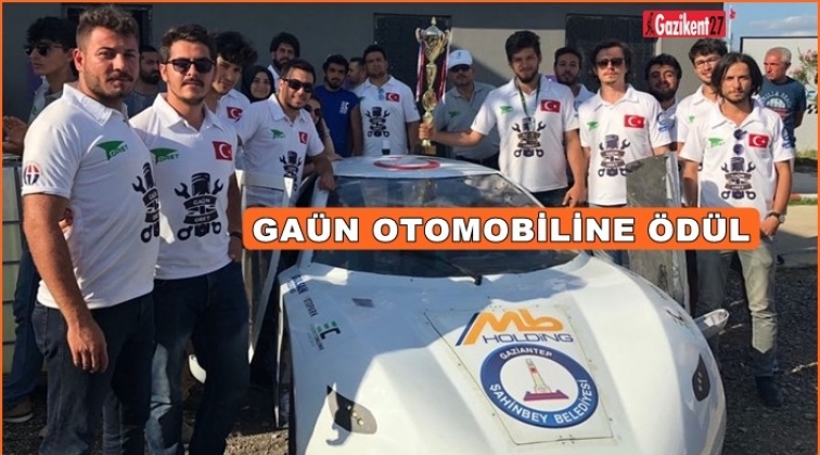 GAÜN aracına “Görsel Tasarım” ödülü