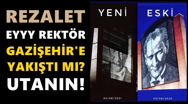 GA&Uuml;N'de Atat&uuml;rk'e b&uuml;y&uuml;k saygısızlık!..