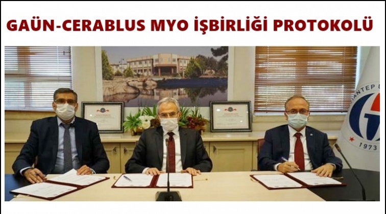 GAÜN'de Cerablus ile iş birliği protokolü...