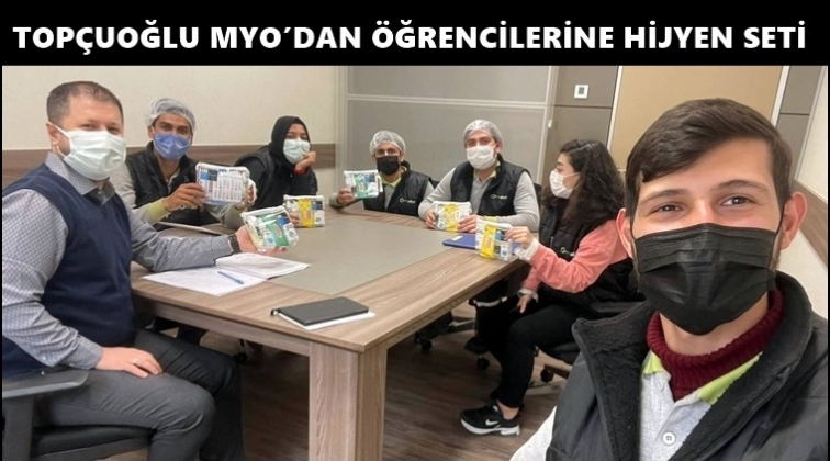 GA&Uuml;N'den &ouml;ğrencilere hijyen seti