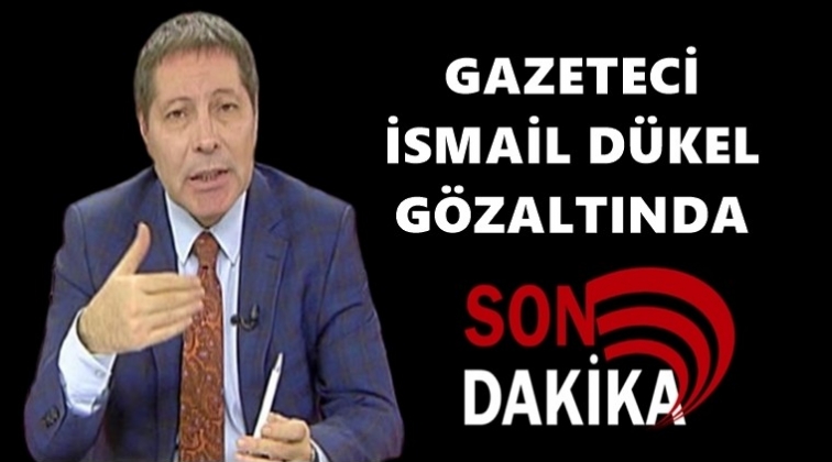 Gazeteci İsmail D&uuml;kel g&ouml;zaltına alındı!