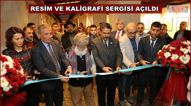 Gazeteci-ressam Etem Çalışkan'ın sergisi açıldı