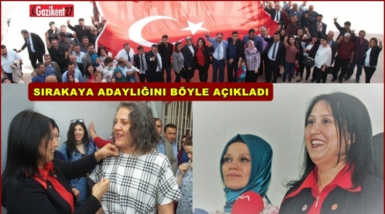 Gazeteci Sırakaya, aday adaylığını a&ccedil;ıkladı