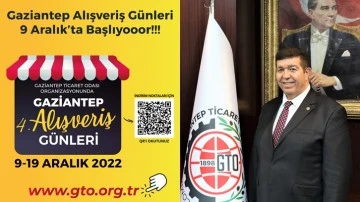 Gaziantep Alışveriş Günleri 9 Aralık’ta başlıyor.