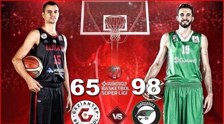 Gaziantep Basketbol evinde farklı mağlup: 65-98