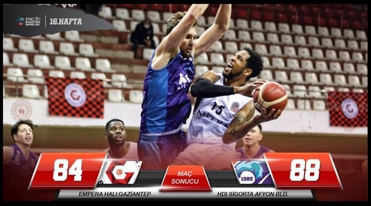 Gaziantep Basketbol evinde mağlup...