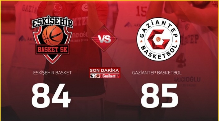 Gaziantep Basketbol'dan müthiş galibiyet