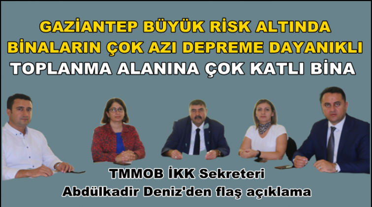 Gaziantep b&uuml;y&uuml;k risk altında!..