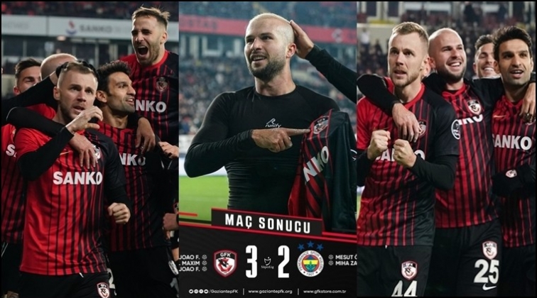 Gol düellosu Gaziantep'in: 3-2