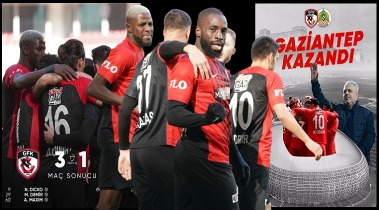 Gaziantep FK, 13 maçtır kaybetmiyor...