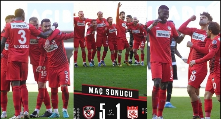 Gaziantep FK 5-1 Demir Grup Sivasspor