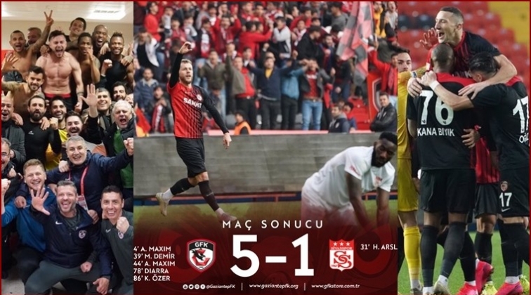 Gaziantep FK 5-1 Sivasspor