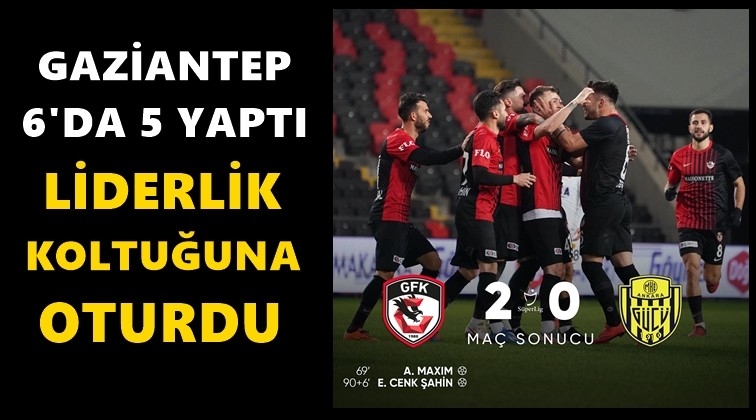 Gaziantep FK lider...