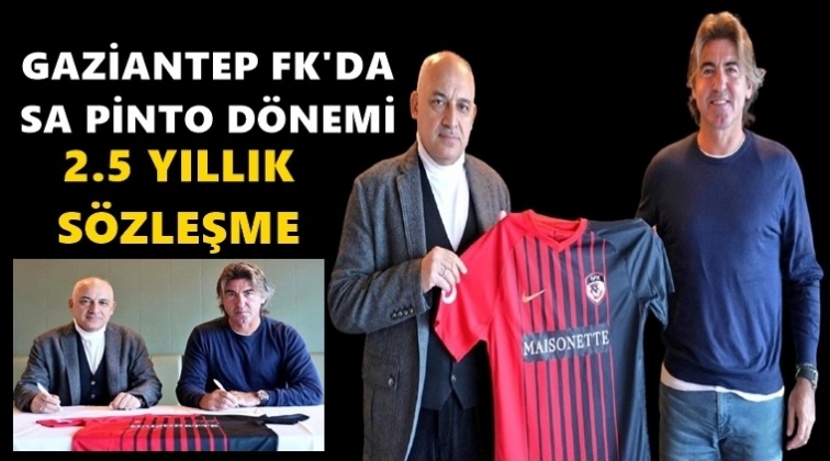 Gaziantep FK'da yeni teknik adam Pinto!