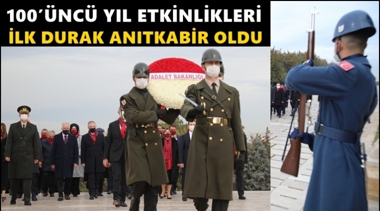 Gaziantep heyeti Anıtkabir'de...