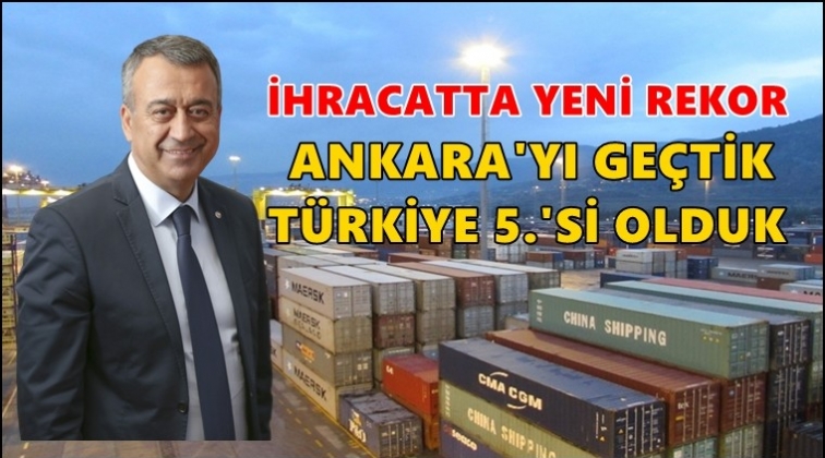 Gaziantep İhracatta T&uuml;rkiye beşincisi oldu
