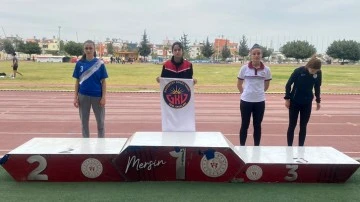Gaziantep Kolej Vakfı’na atletizmde çifte birincilik