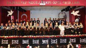 Gaziantep Kolej Vakfı’nda hüzünlü 10 Kasım