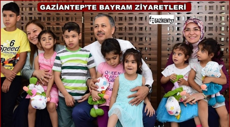 Gaziantep protokol&uuml; bayram ziyareti yaptı