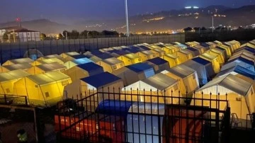 Gaziantep’te çadır kentlere enerji sağlandı