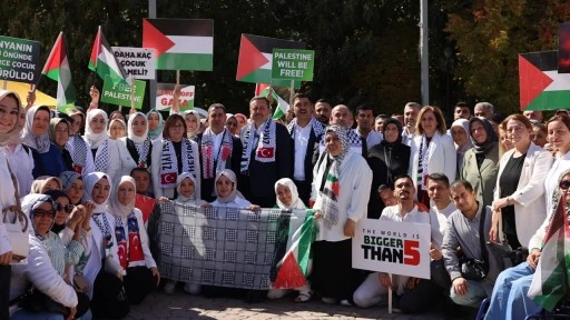 Gaziantep’te “Gazze İçin Sessiz Çığlık” etkinliği