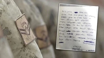 Gaziantep'te intihar eden uzman çavuşun veda mektubu 