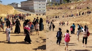 Gaziantep'te okul yolu çilesi: 1,5 saat yürüyorlar!