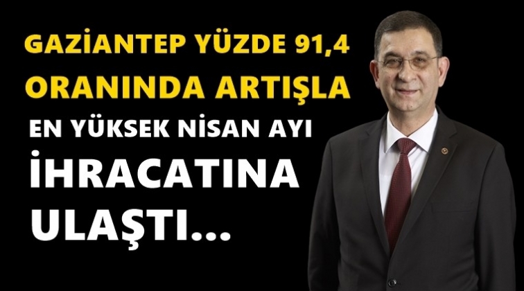 Gaziantep&rsquo;in ihracatında y&uuml;zde 91,4 artış...