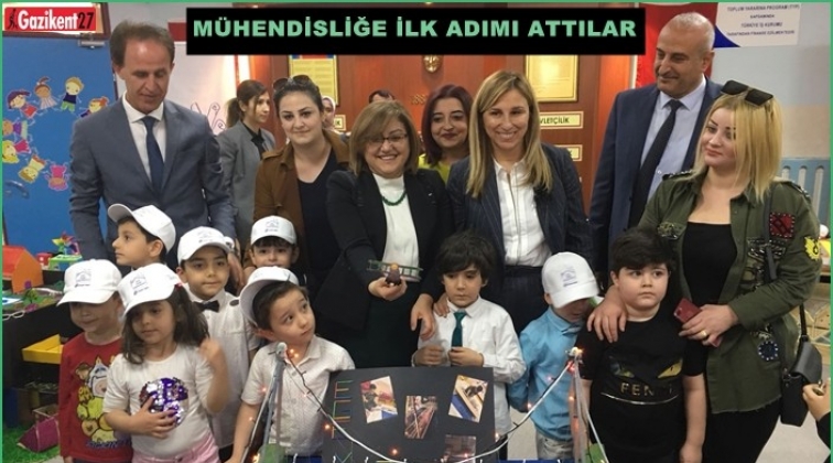 Gaziantepli &ccedil;ocuklar, m&uuml;hendisliğe ilk adımı attı