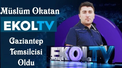 Gaziantepli gazeteciye Ekol Tv Temsilciliği görevi