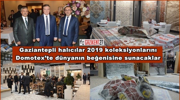 Gaziantepli halıcılar Domotex 2019 için dokudular