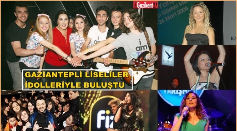 Gaziantepli liseliler idolleriyle buluşuyor