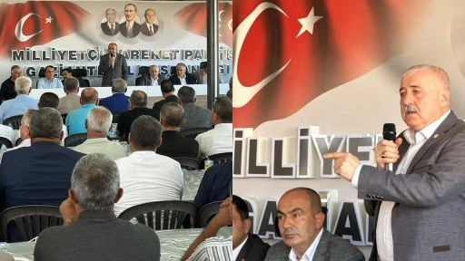 Gaziantepli muhtarlar Sermet Atay ile bir araya geldi