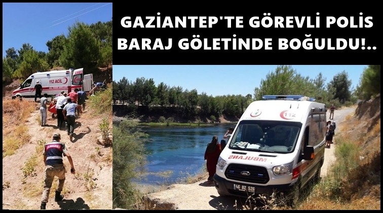 Serinlemek i&ccedil;in g&ouml;lete giren polis boğuldu!